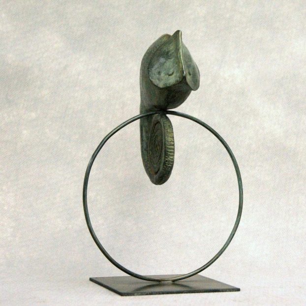 Sculpture Bronze Animalier - Léon H26 x L15 cm
