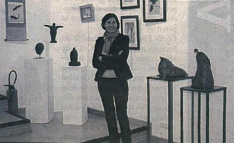 Pascale Beneteau dans la galerie 60