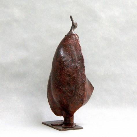 Sculpture terre cuite REVEUSE H50 x L36 cm