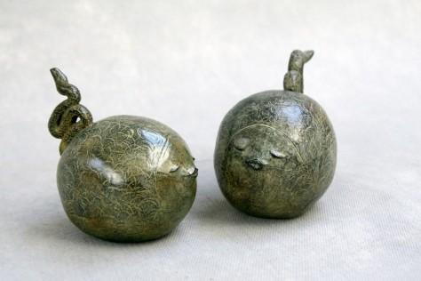 sculpture bronze animalier - Fugu fougueux