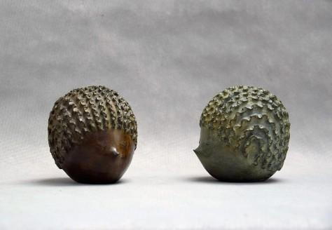 L'Hérisson H13xl14 cm - Sculpture Bronze