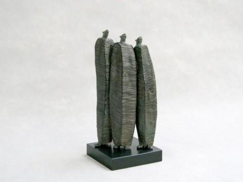 Sculpture bronze personnage - Trio
