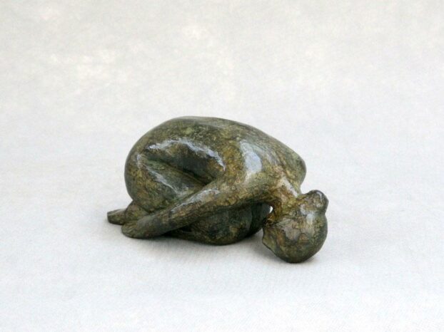 Sculpture bronze personnage - Yoga